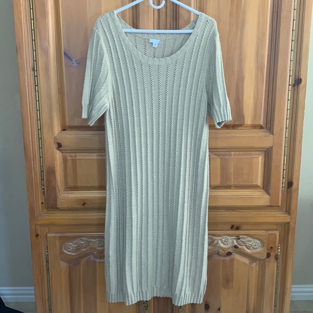J Jill Short Sleeve Sweater Dress